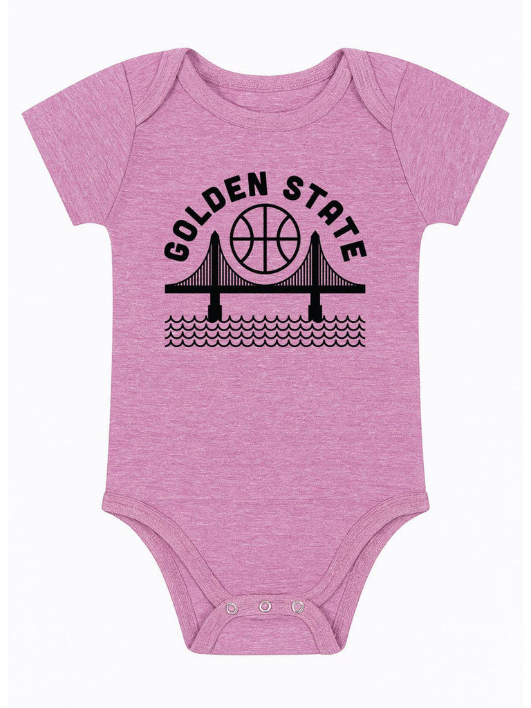 Golden State Baby Onesie Tri-Purple