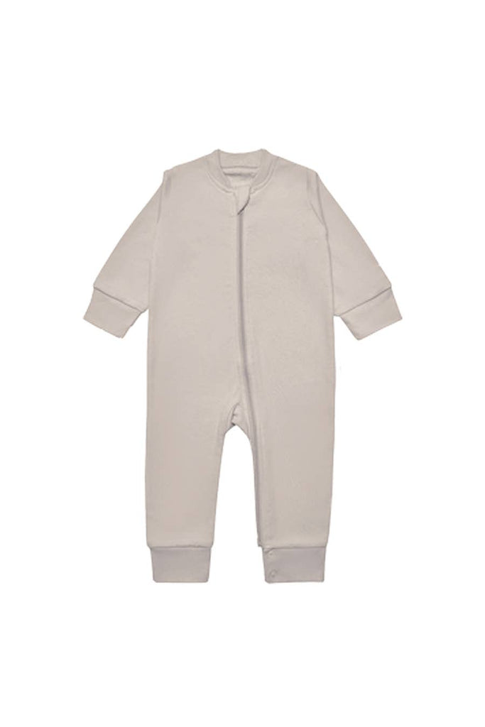 MUSK: Organic Baby Romper/Jumpsuit-Solid Beach Sand