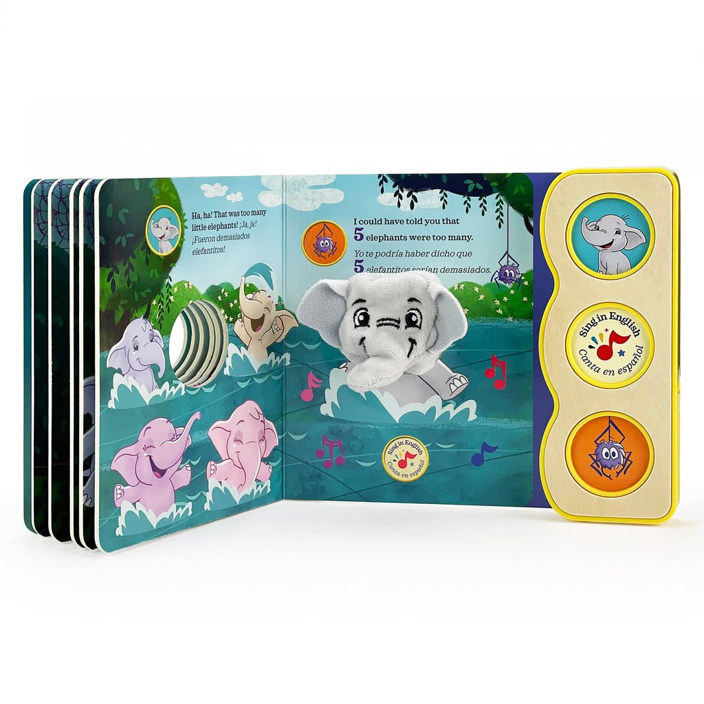 Canticos Little Elephants (Bilingual) Finger Puppet Sound