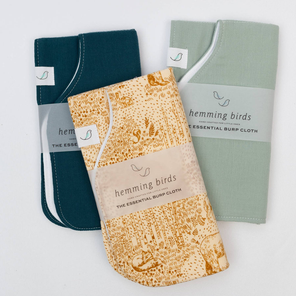 The Essential Burp Cloth - Woodland