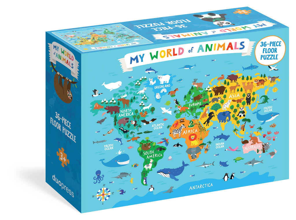 My World of Animals 36-Piece Floor Puzzle