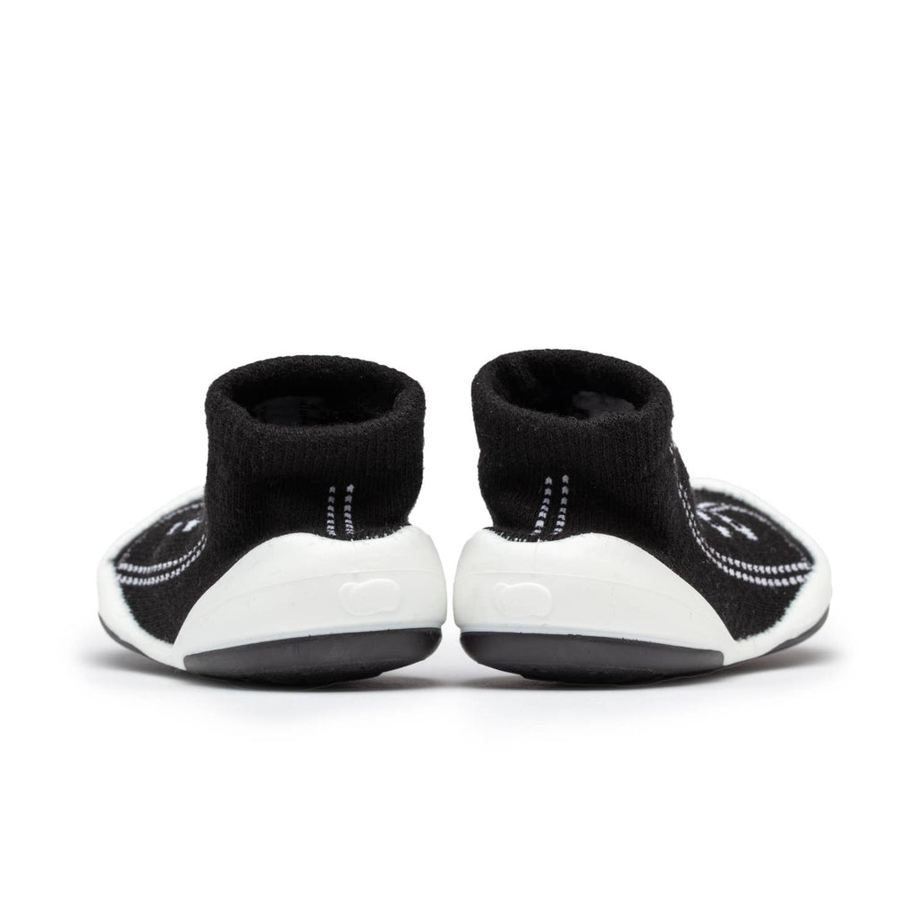 Komuello first walker baby sock shoes-Sneakers - Black