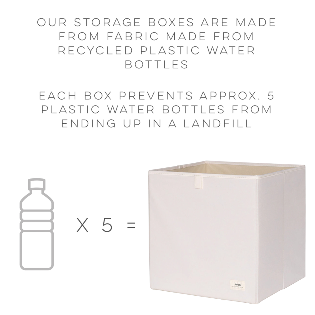 Recycled Fabric Storage Cube - Solid Colors