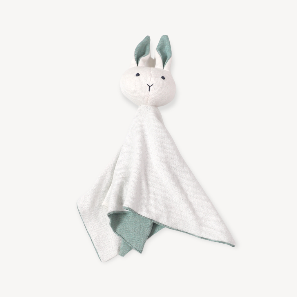 Bunny-Organic Baby Lovey Grey Heather