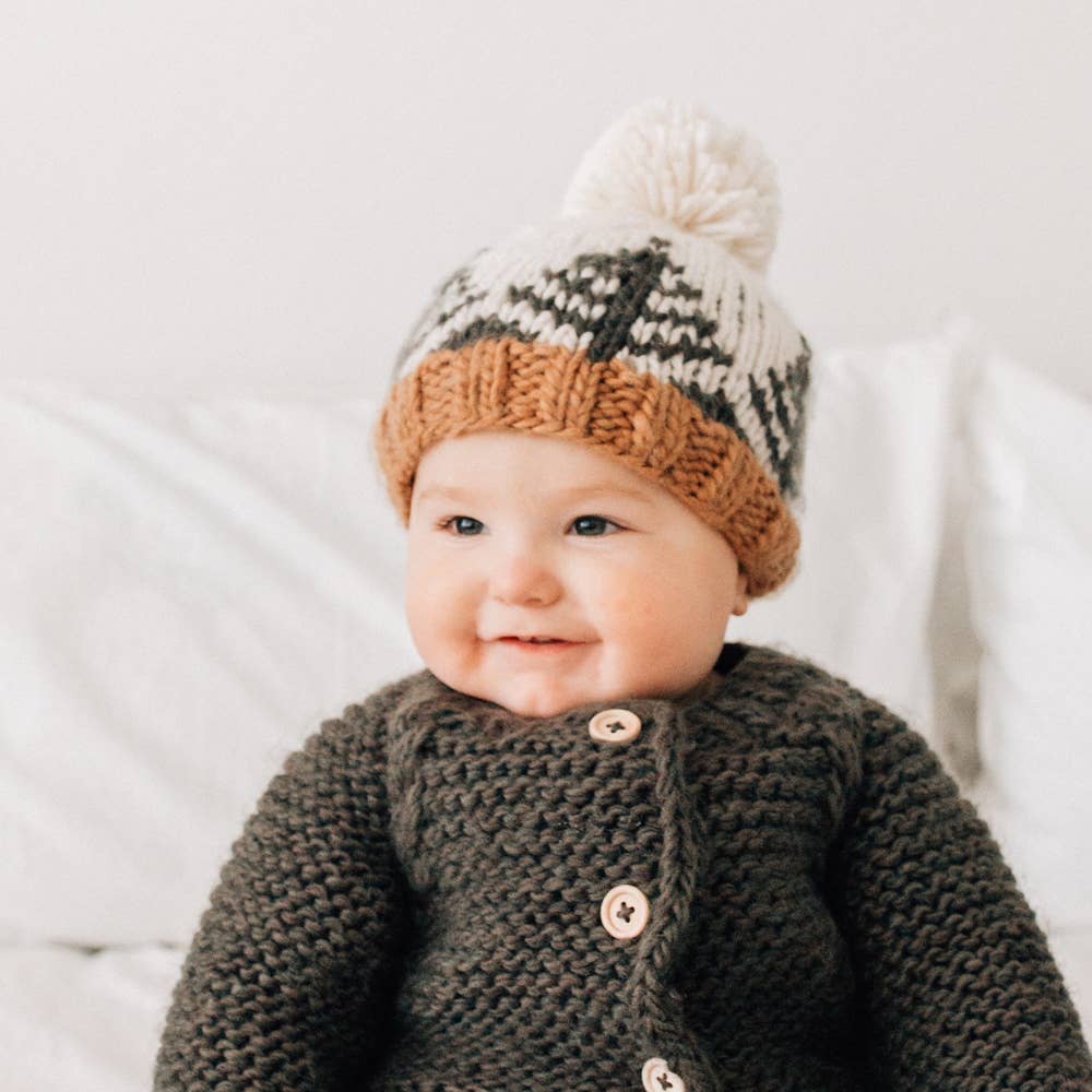 Forest Knit Beanie Hat Baby & Kids: XS (newborn)