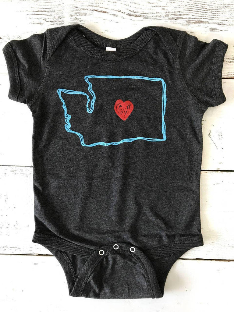 Washington Love Baby Onesie