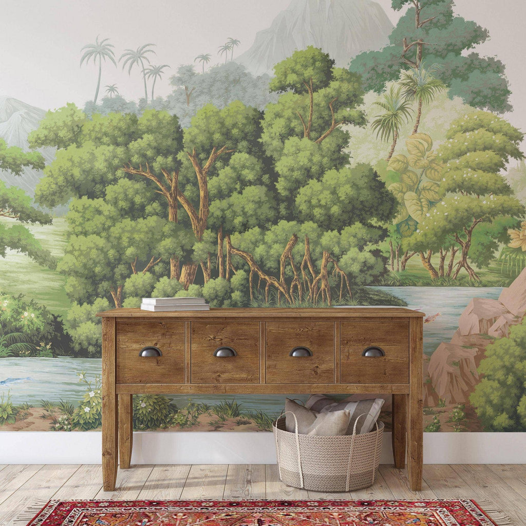 Utopia Peel and Stick Wallpaper Mural, 108" x 156"