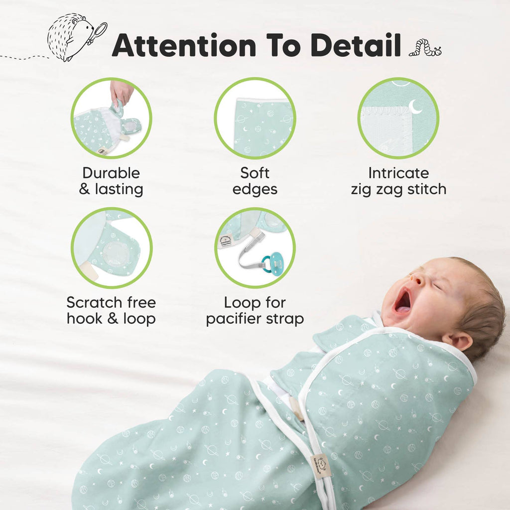 3pk Soothe Baby Swaddles 0-3 Months, Sleep Sack for Newborns