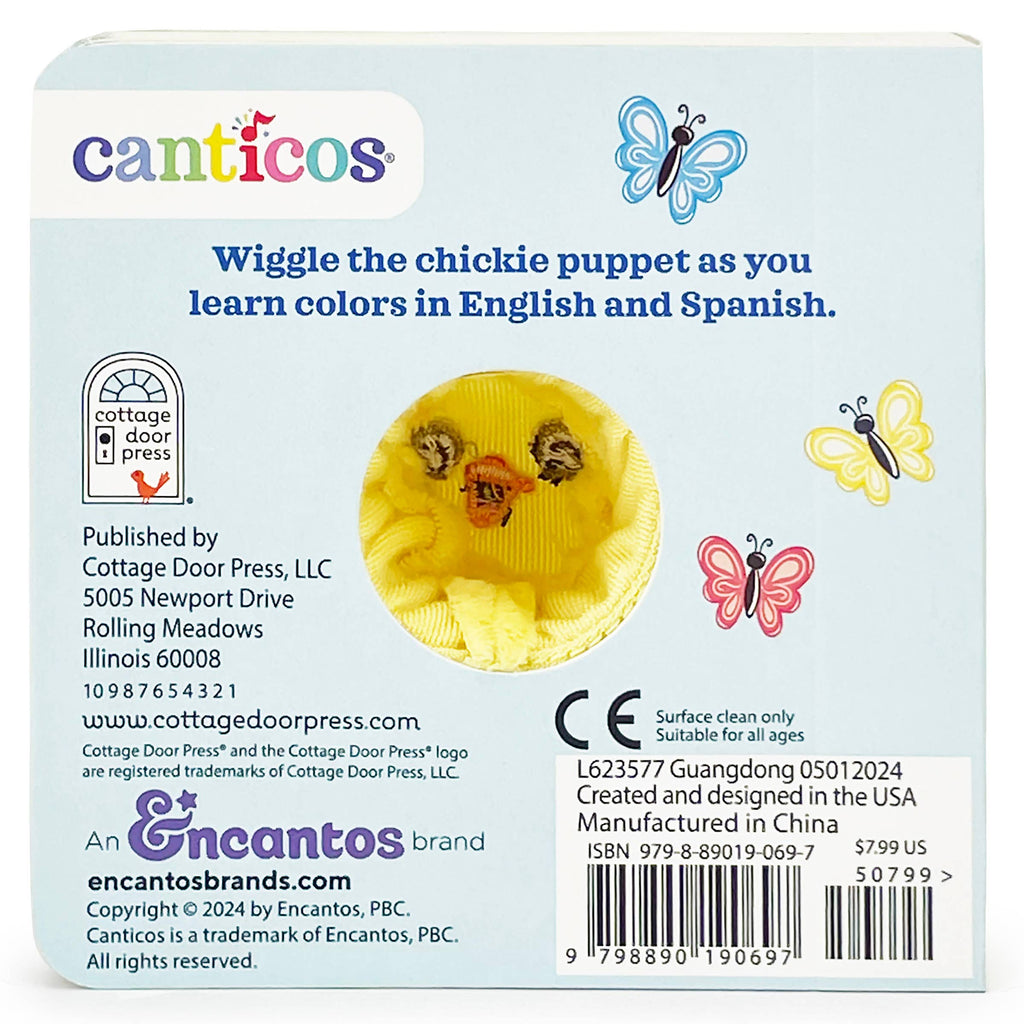 Canticos colores / colors (Bilingual) Puppet Board Book