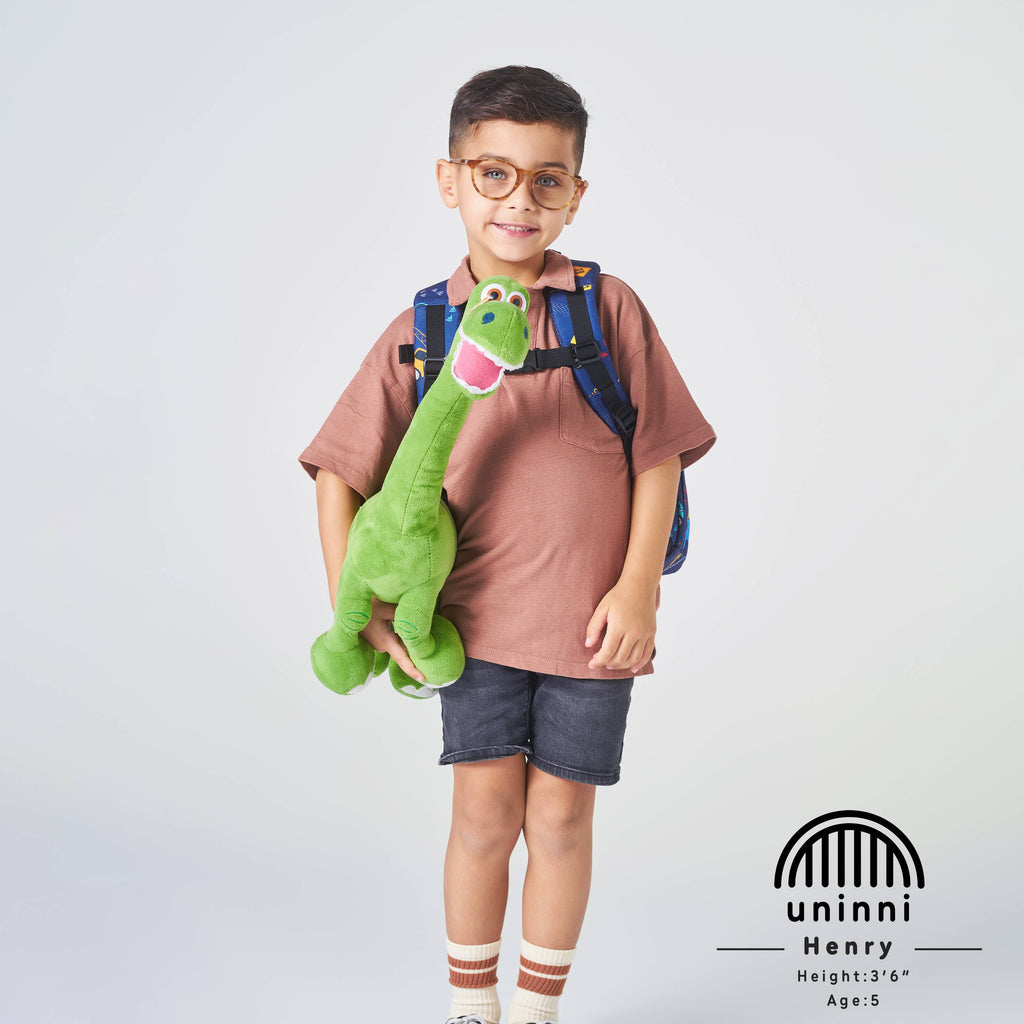 Ethan Backpack-Blue Dinosaur