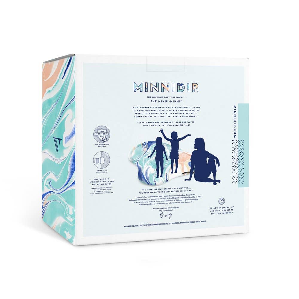 Minnidip Splash Pad in Watercolor Swirl