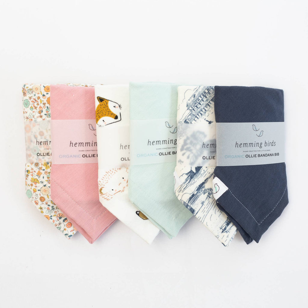 Ollie Bandana Bib - Vintage Marine