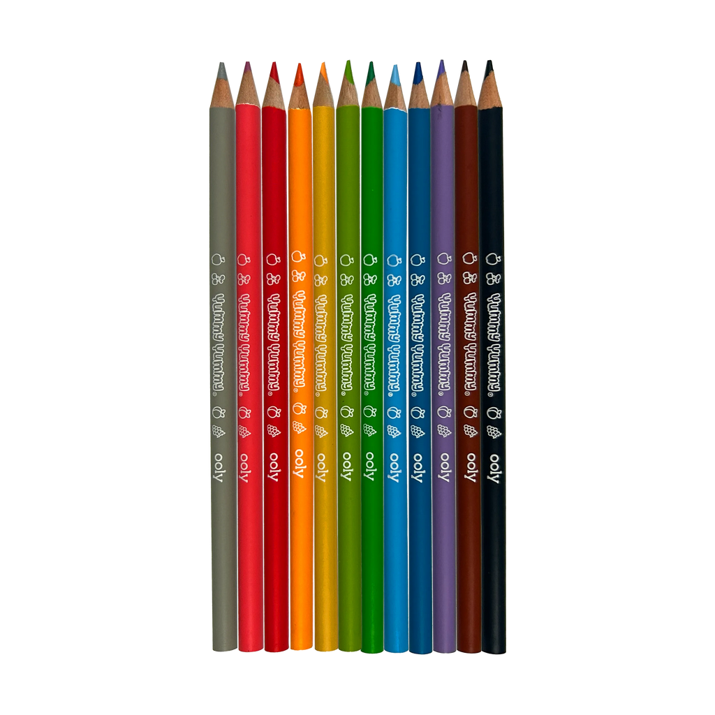 Yummy Yummy Fruit Scented Colored Pencils- Set of 12