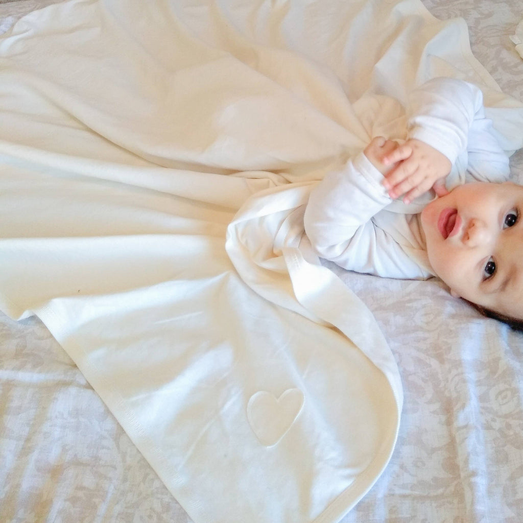 Organic non-bleached/non-dyed Baby Blanket/Swaddle