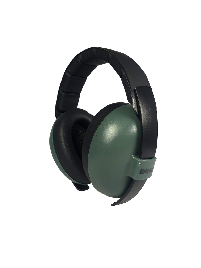 Baby Earmuffs Solids: Leaf Green