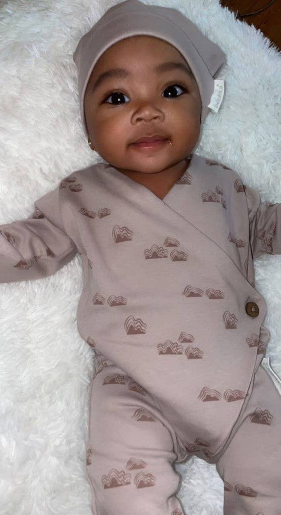 Organic Unisex Baby Kimono Romper/Jumpsuit