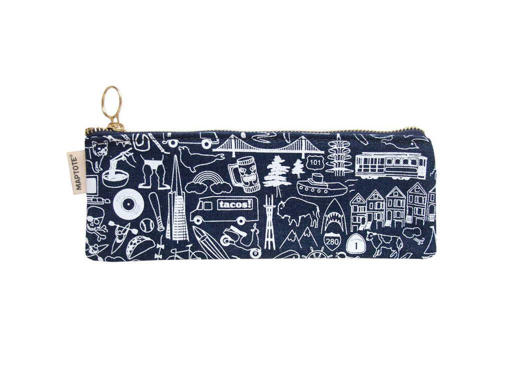 San Francisco Pencil Pouch: Natural