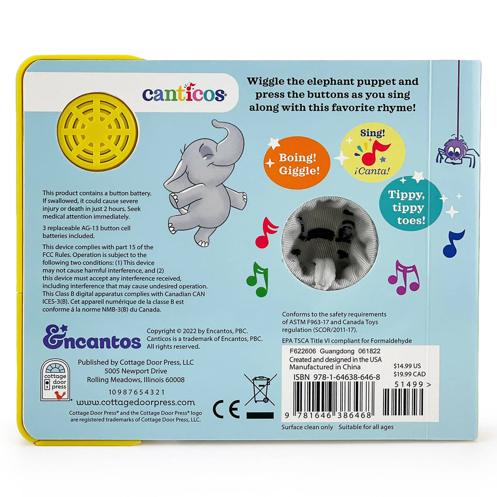 Canticos Little Elephants (Bilingual) Finger Puppet Sound