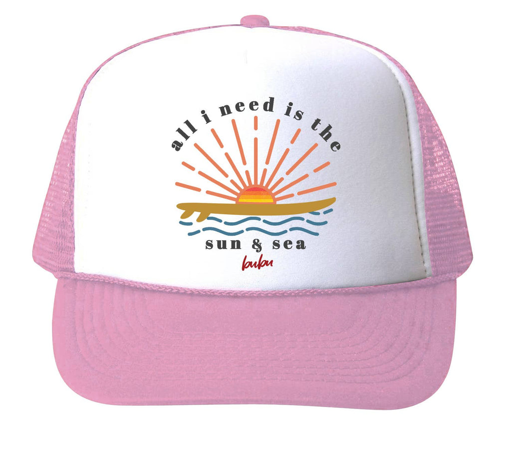 Sun & Sea Trucker Hat (multi color)