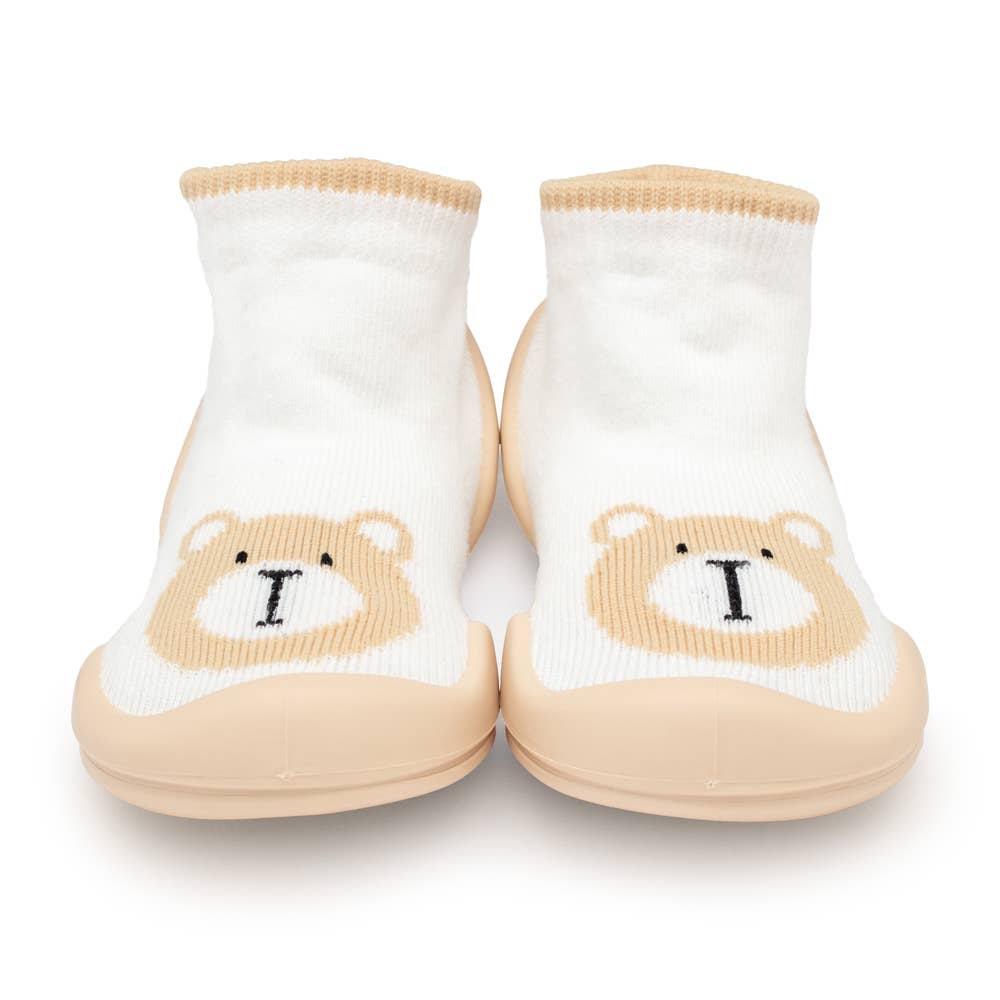 Komuello first walker baby sock shoes-Mini Bear