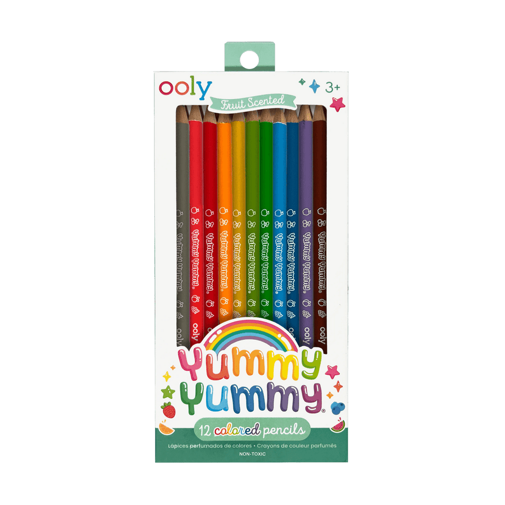 Yummy Yummy Fruit Scented Colored Pencils- Set of 12