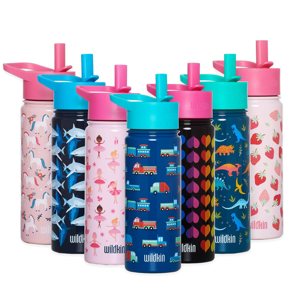 Strawberry Patch 18 oz Steel Water Bottle