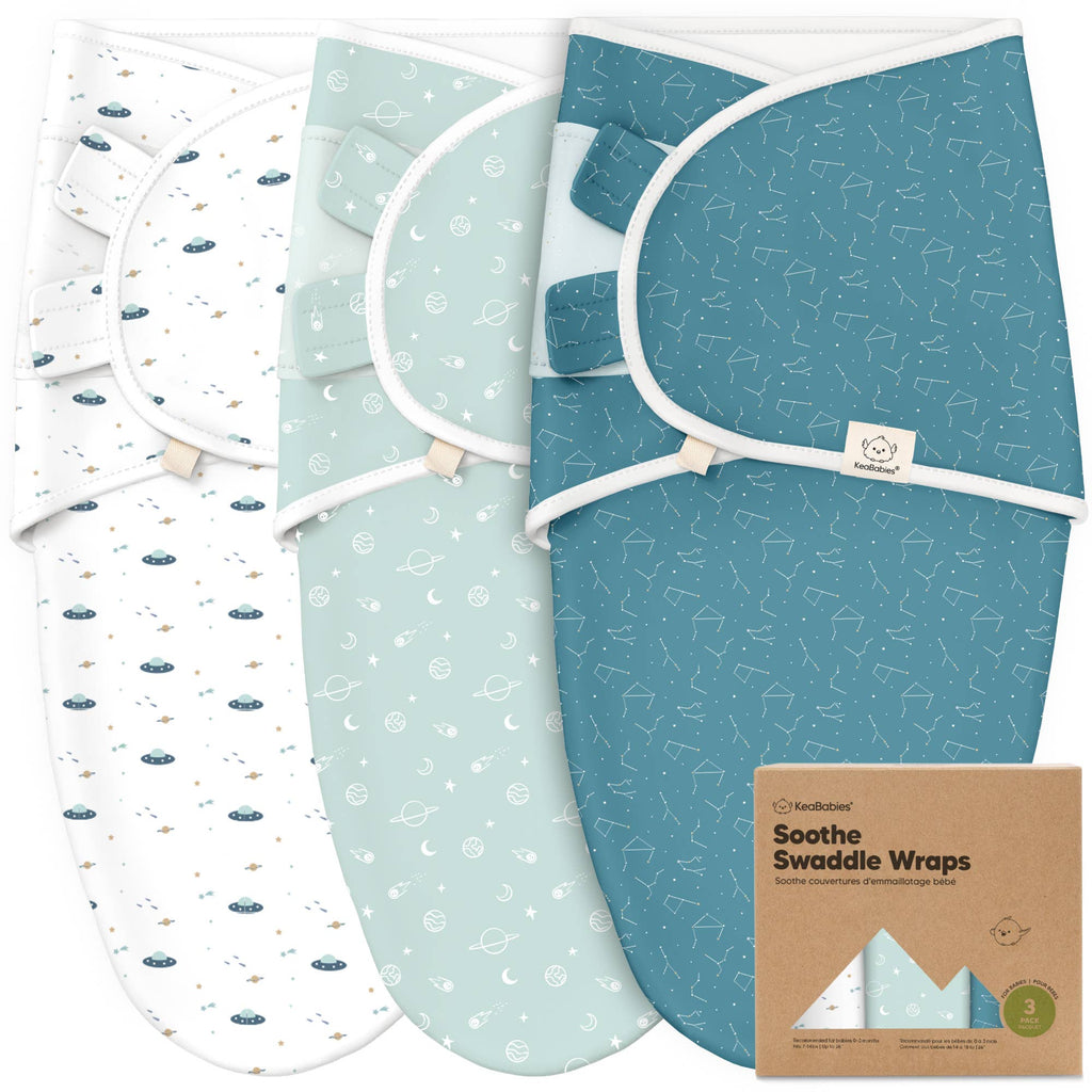 Soothe Infant Swaddle Wraps 3pk