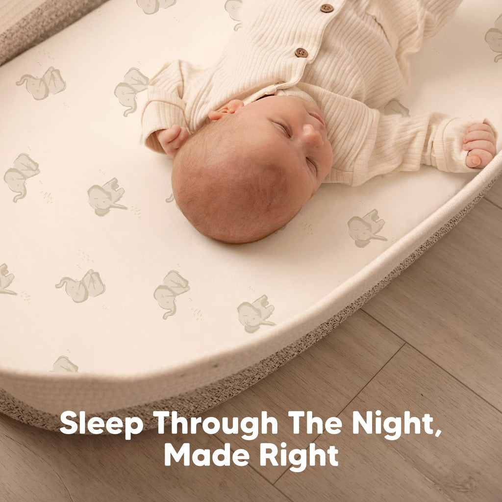 Soothe Fitted Bassinet Sheet 2pk