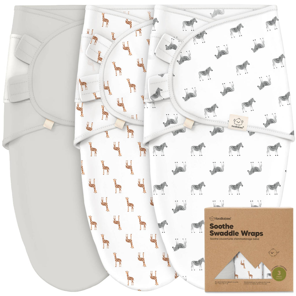 Soothe Infant Swaddle Wraps 3pk