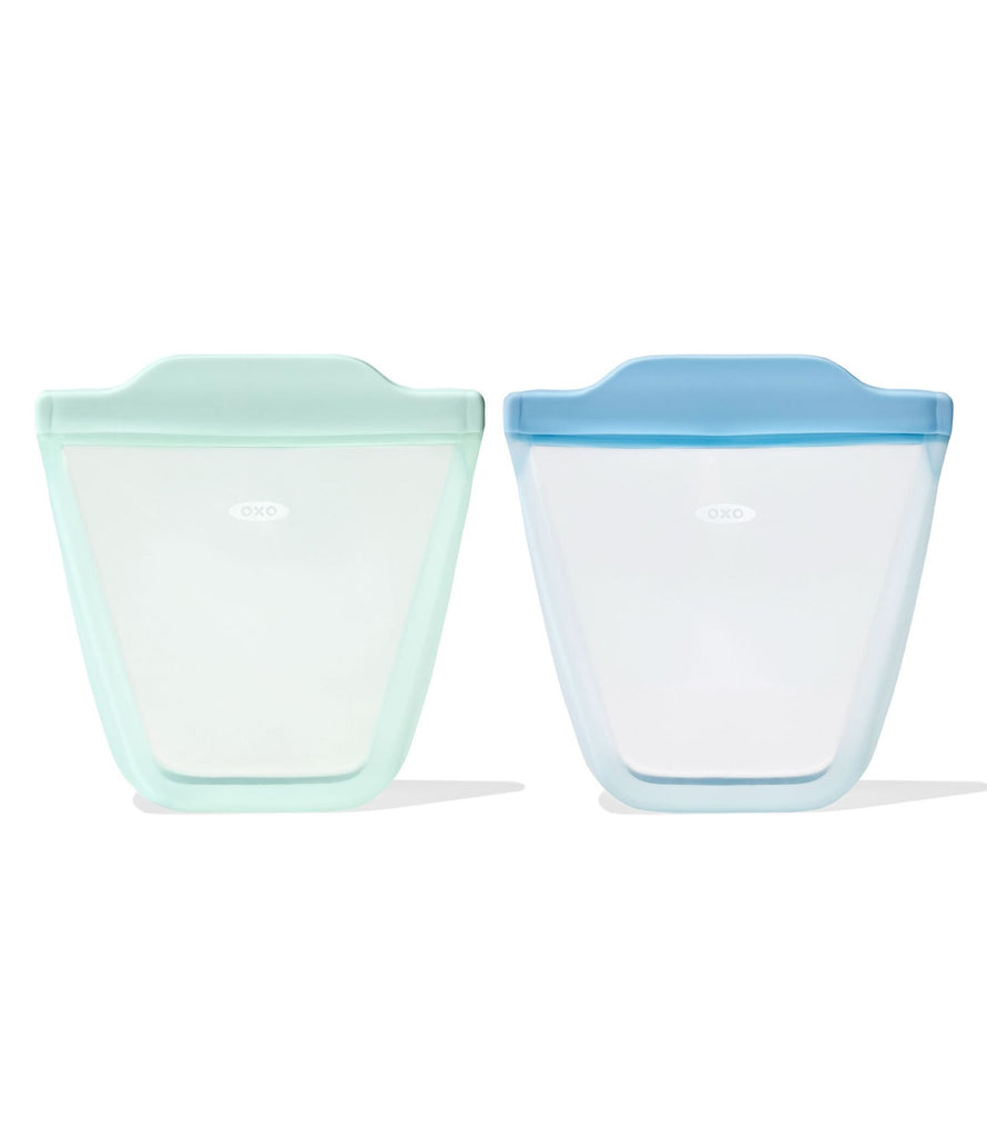 Silicone Reusable Bag: 2-Piece Stand-Up Cup Set