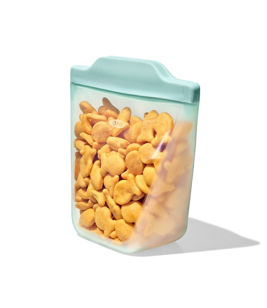 Silicone Reusable Bag: 2-Piece Stand-Up Cup Set