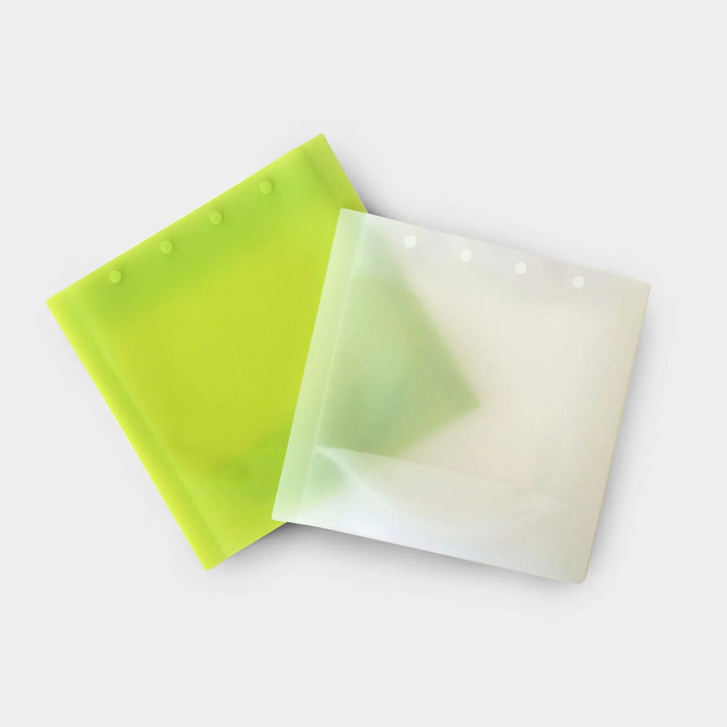 Reusable Silicone Food Storage Sandwich Bag, 2pk
