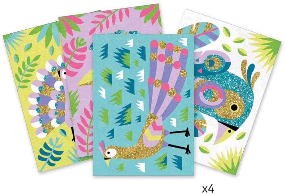 Colored birds dazzling birds kit