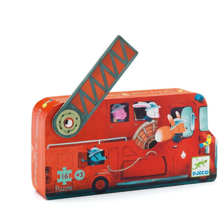 Silhouette Mini Puzzles The Fire Truck