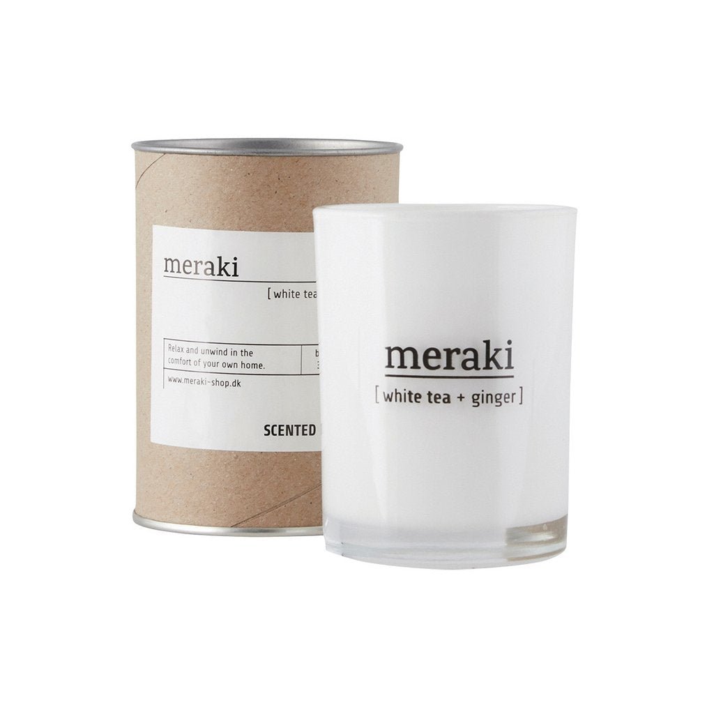 White + Ginger Scented Candle