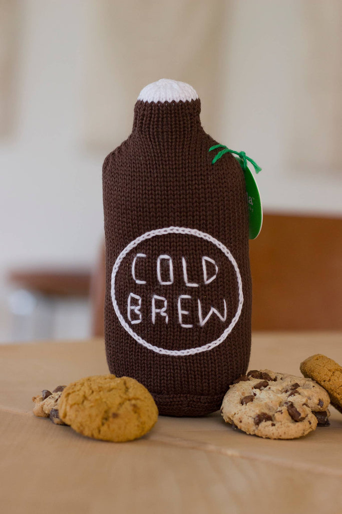 Organic Baby Toy - Cold Brew Coffee Rattle (Handmade)