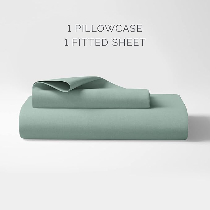 Organic Fitted Full Sheet Set LilyPad Full