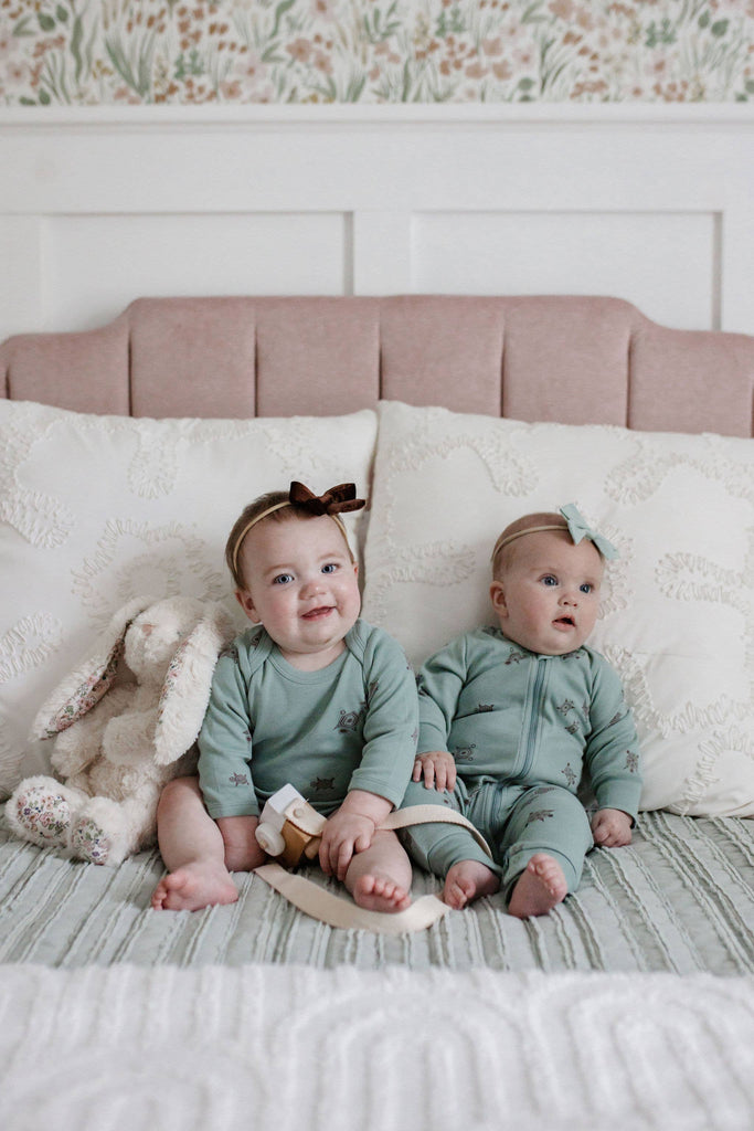 HAWKSBILL: Organic Romper/Jumpsuit-Turtle print