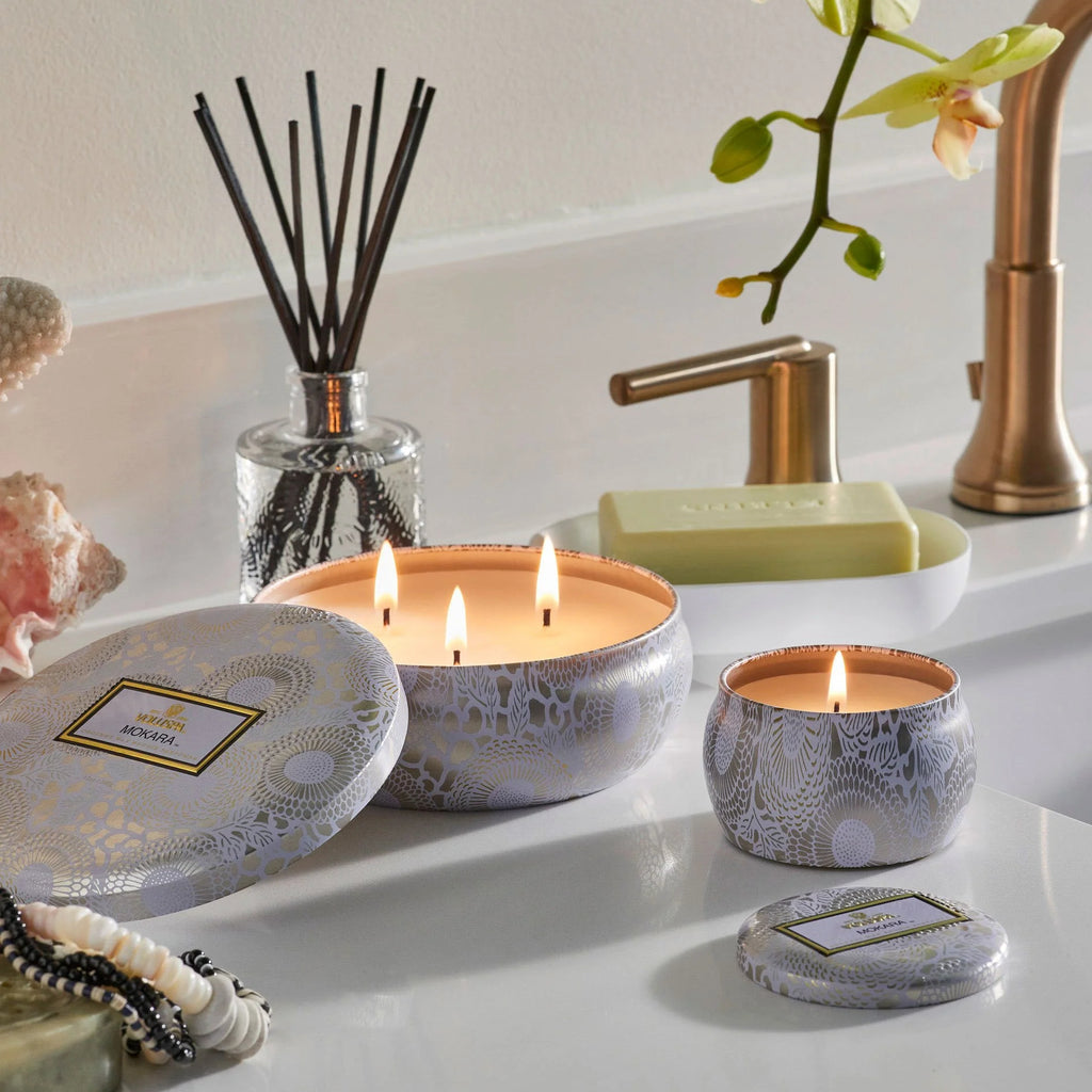 French Cade 3 Wick Tin Candle