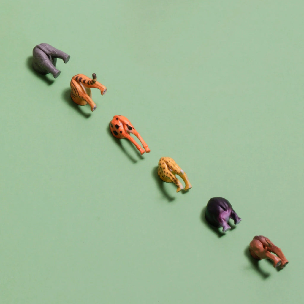 Safari Animal Butt Magnets