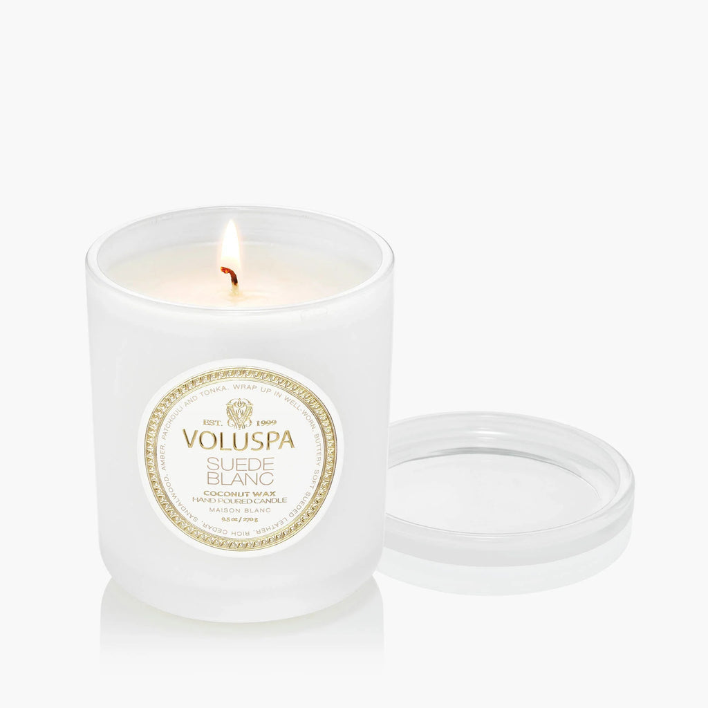 Suede Blanc 9.5oz Classic Candle