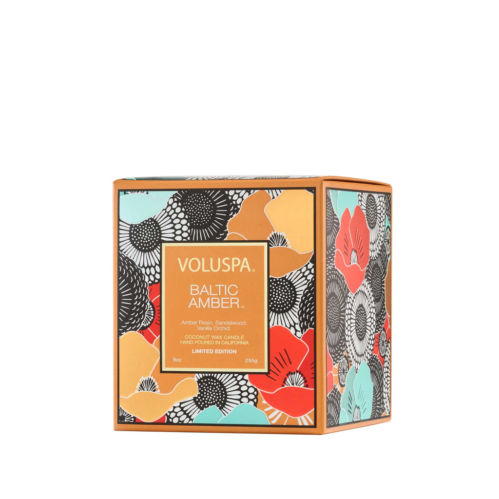 Baltic Amber Boxed Candle 9oz - Limited Edition