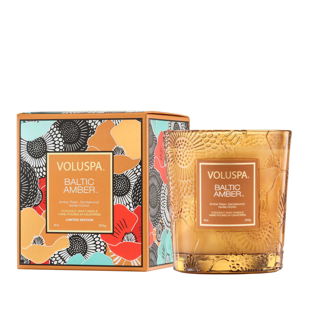Baltic Amber Boxed Candle 9oz - Limited Edition