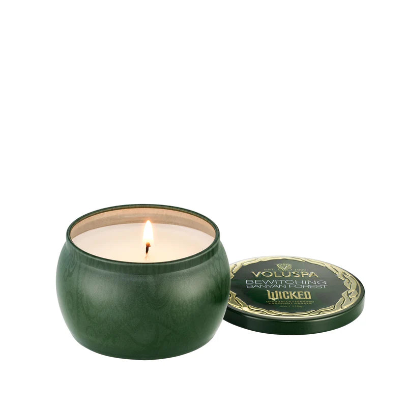 Bewitching Banyan Forest  Mini Tin Candle