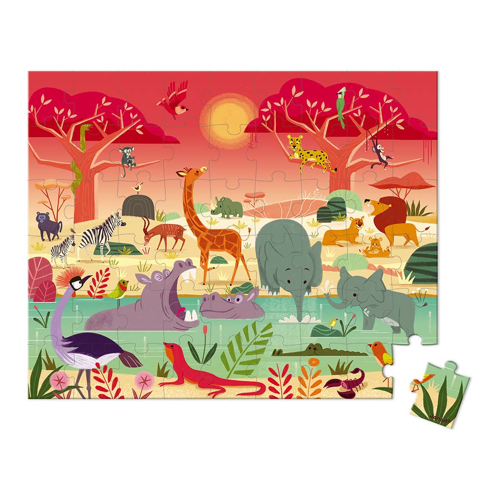 Animal Reserve puzzle 54pc