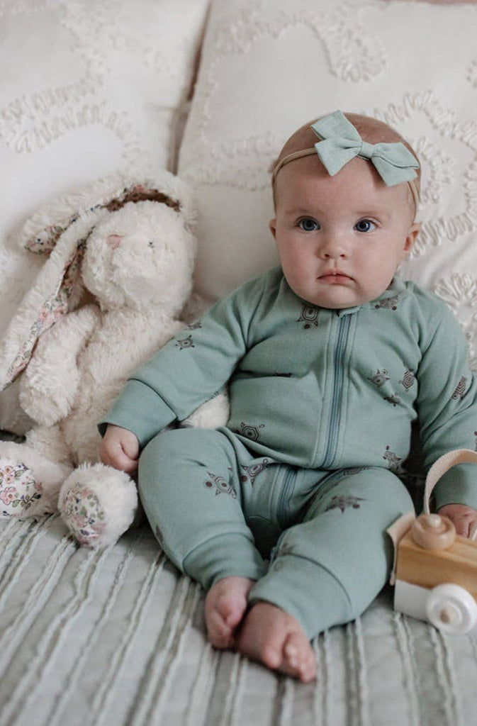 HAWKSBILL: Organic Romper/Jumpsuit-Turtle print