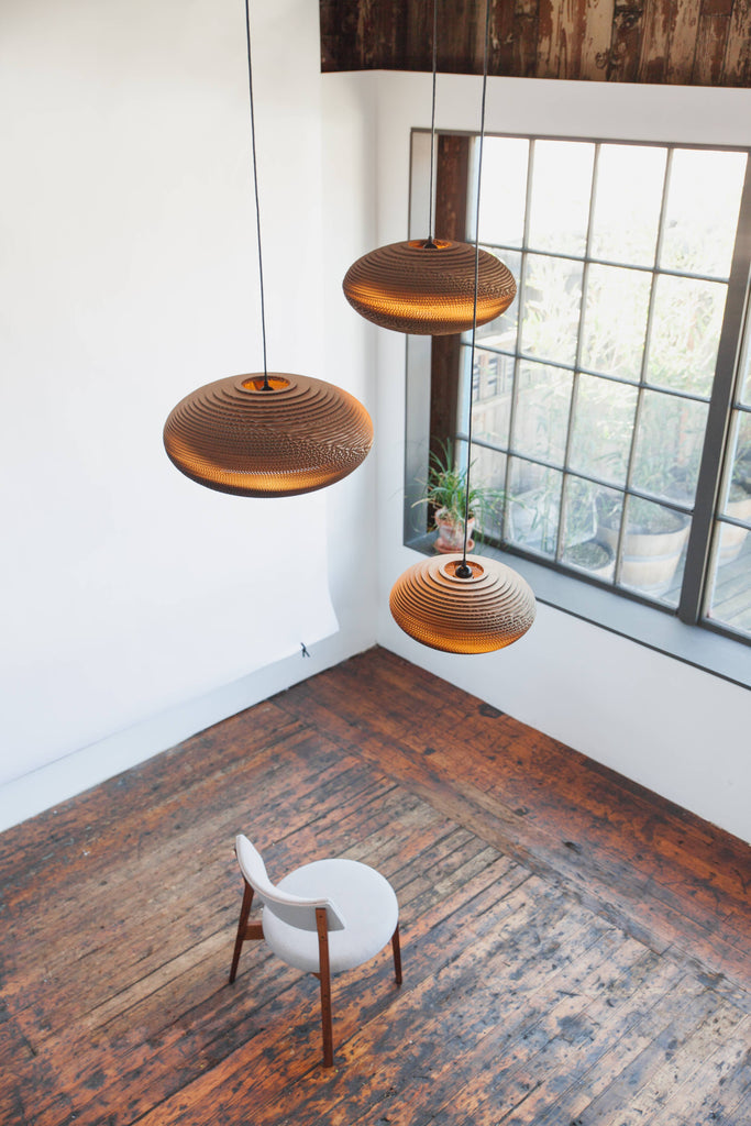 GrayPants Pendant Lights: Natural / Disc 20