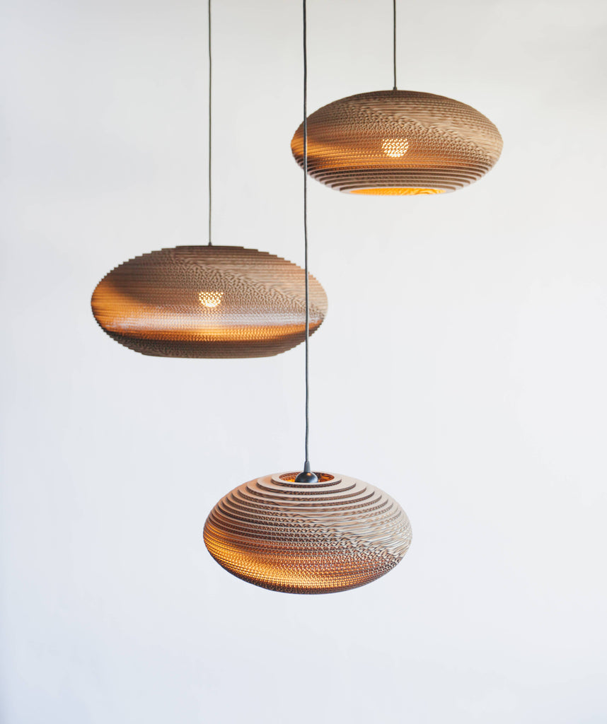 GrayPants Pendant Lights: Natural / Disc 20