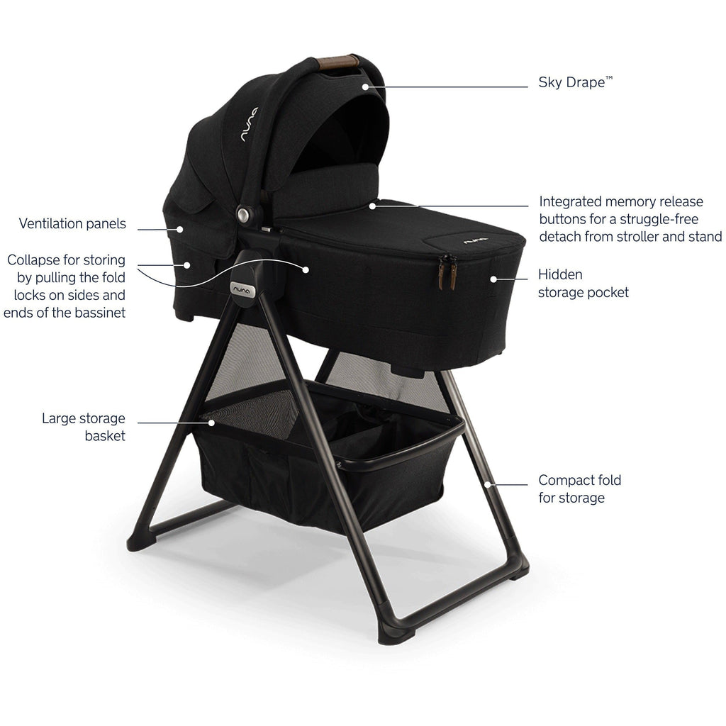 Nuna LYTL Bassinet + Stand