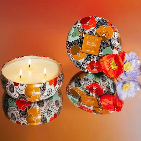 3 Wick Tin Baltic Amber Candle - Limited Edition